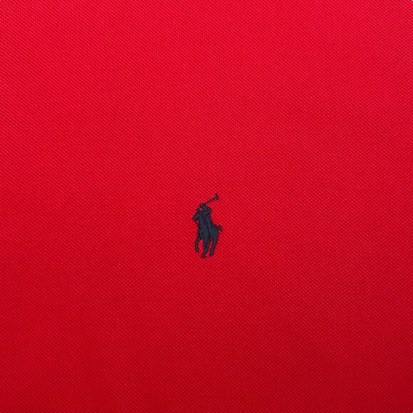 Ralph Lauren Mens 4XLT Polo Short Sleeve Red Cotton Shirt - Picture 6 of 6